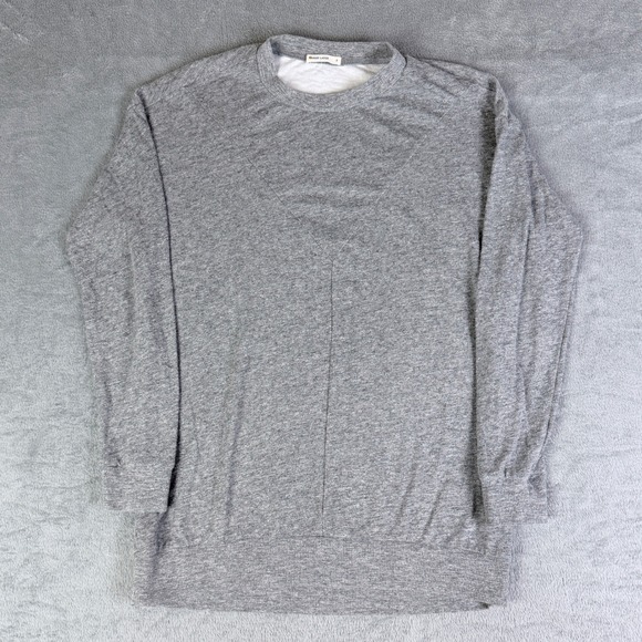 Marine Layer Tops - Marine Layer Heather Grey Crewneck Sweatshirt WomenSmall Center Seam Rayon Blend
